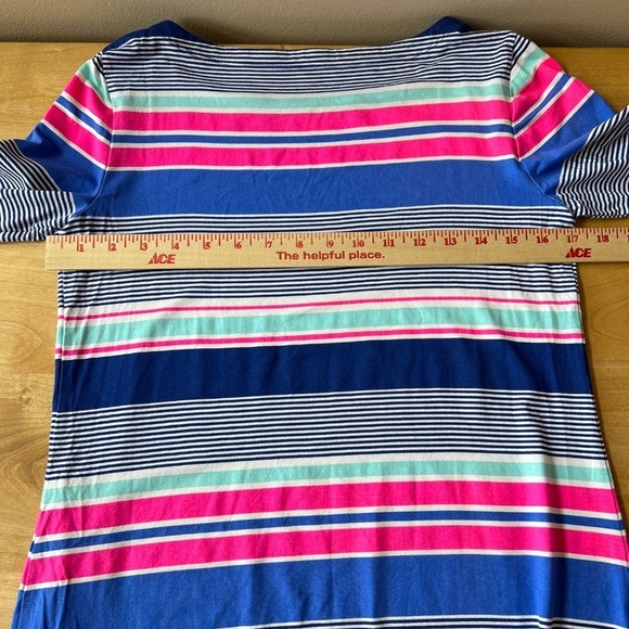 LILLY PULITZER SOPHIE DRESS M VIBRANT KALEIDOSCOPE STRIPES STRETCH LIGHTWEIGHT - Picture 7 of 12